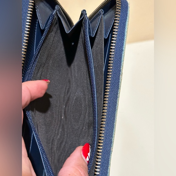 Gucci GG Zip Around Denim Marmont Wallet - Picture 8 of 14